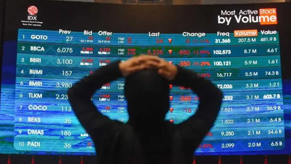 IHSG Anjlok Hampir 2%, Rupiah Loyo ke Rp18.135 per Dolar AS